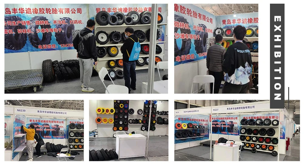 Pneumatic Agricultural Tyre 4.00-8 Rubber Wheel