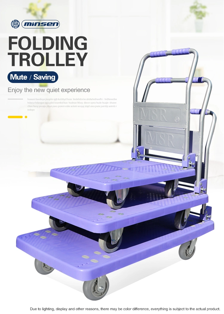 Heavy Duty Hand Trolley Warehouse Foldable Platform Cargo Cart